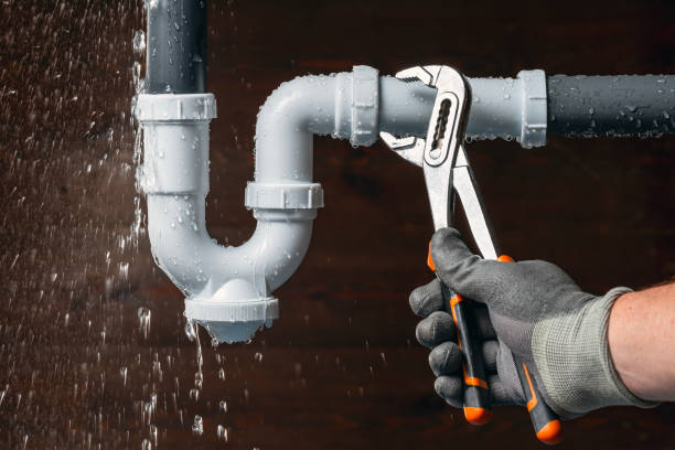 Professional Leak Detection technician working in Emden, IL